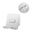 thumbnail image 2 of Worallymy soporte de pared para tableta de teléfono cocina baño mesa sin perforaciones soporte para colgar en la pared soporte de aleación Worallymy JD735815364, 2 of 7