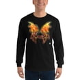 thumbnail image 4 of Bat Doodle Elemental Series: Fire Long Sleeve Shirt, 4 of 11