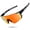Black Frame-orange Mirror Lens, variant on Polarized Classic Retro Sunglasses for Men and Women, Trendy UV400 Protection Shades