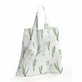 thumbnail image 2 of Botanical Shopping Tote Bag, Simple Modern Nature Art Style Isolated Greenery Leaf Branches Twigs, Sturdy Fabric Foldable Lightweight Market Bag for Daily Use, White Pale Olive Green, by Ambesonne, 2 of 4