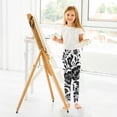 thumbnail image 6 of Girl's Legging Full-Length Colorful Print Tights For Dance Gym Everyday Wear Flower Pattern, 6 of 8