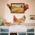 thumbnail image 5 of Farm Peeking Out Chicken Wall Stickers Decals Decor Removable Peel and Stick 3 Sheets 15"x 23.6" Vinyl 3D Wall Murals, 5 of 9