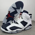 thumbnail image 1 of Ni - ke Ni - ke Air Jordan 6 Retro 'Olympic' Basketball Shoes CT8529-164 Men's Size 12, 1 of 5