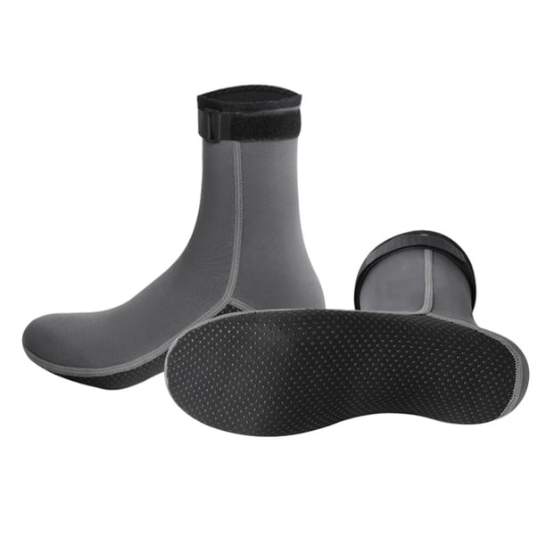 Calcetines de buceo para hombre, cálidos, antideslizantes, para buceo profundo, cálidos, de material impermeable, calcetines de buceo para mujer, calcetines de playa de tubo largo, zapatos
