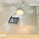 thumbnail image 5 of Ventilador Techo Cristal Con Ventilador Techo Con Control Remoto Regulable (520 Mm), 5 of 9