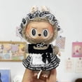thumbnail image 5 of 1 pieza de 17 cm de ropa de Labubu, lindo mini muñeco de peluche, accesorios, mono, vestido, horquilla para el pelo para fanáticos de las muñecas Labubu, regalo para niños, 5 of 5