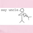 thumbnail image 2 of CafePress - Say Uncle. Nuggie Stick Figure Infant Bodysuit - Baby Light Bodysuit, Size Newborn - 24 Months, 2 of 4
