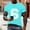 Light Blue, variant on Mens Shirts Under $10 Number 6 T-Shirt Adult Men Women Unisex Short Sleeve Birthday Varsity Sports Team Jersey Shirt Gifts Tops
