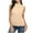 A01_Beige, variant on pbnbp Womens Classic High Neck Basic Tee Blouses Casual Stretch Tight Workout Undershirt Thermal Fitted Sleeveless Cami Tank Tops