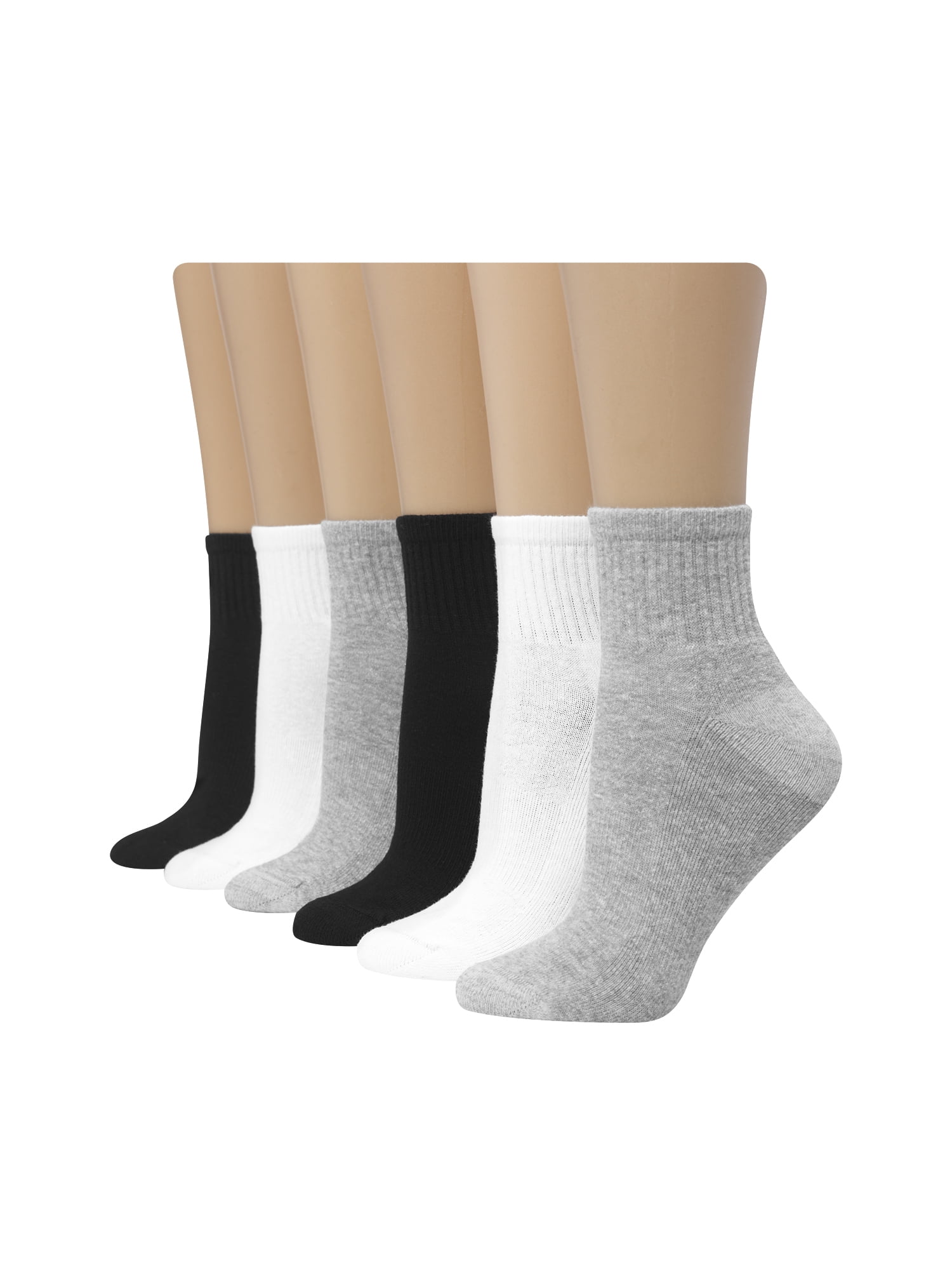 Hanes Women's Signature Ankle Sock, 6 pack