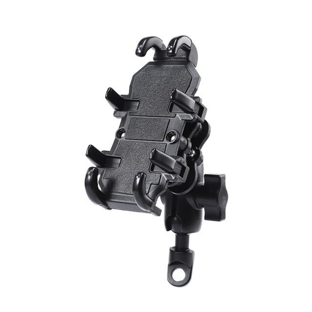 Yeacher Motorcycle Phone Mount, 360° Rotatable Adjustable Bike Phone Holder Motorcycle Rearview Mirror Phone Bracket