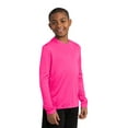 thumbnail image 4 of Sport-Tek Youth Long Sleeve PosiCharge Competitor Tee-S (Neon Pink), 4 of 5