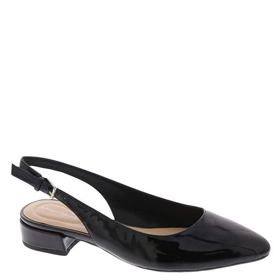 Easy Spirit Women's Cassius Pump, Black Patent Leather, 6.5 Wide