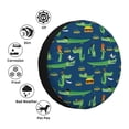 thumbnail image 4 of Rateoe Little Pirate Crocodile Pattern Tire Cover Wheel Protectors Weatherproof Wheel Covers Universal Fit for Trailer Rv SUV Truck Camper Travel Trailers Accessories-16 inch, 4 of 6