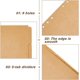 thumbnail image 5 of Separadores de 5 pestañas para carpeta B5, 20 hojas, papel kraft, 9 agujeros, 4x3 pulgadas, separadores de índice para cuaderno B5 con pestañas, madera nudosa, 9 agujeros, pestañas de 1 cm de ancho., 5 of 9