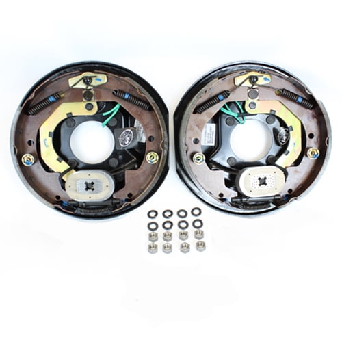 Pair of 10" Electric Trailer Brake Assemblies with hardware (one left