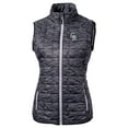 thumbnail image 2 of Women's Cutter & Buck  Black Colorado Rockies City Connect Rainier PrimaLoft Eco Insulated Full-Zip Printed Puffer Vest, 2 of 3