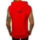 thumbnail image 3 of pstuiky Camisetas sin mangas para hombre, Top sin mangas con capucha, cremallera y bolsillos de color liso para hombre Camisas de hombre xl, 3 of 6