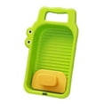 thumbnail image 4 of DOLITY Mini Washing Board Washboard Basin for Kids Training Small Delicate Articles Green, 4 of 9