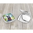 thumbnail image 3 of Kerry Blue Terrier Luau Compact Mirror 2.75 in x 3 in, 3 of 4