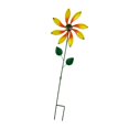 thumbnail image 4 of simhoa Outdoor Wind with Stake Flower Garden Stake Crafts 360 degree Rotating Metal Windmill Yard Art for Backyard Home Decoration yellow, 4 of 10