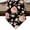 Black, variant on Peach Table Runner Linen Burlap Table Runner 36 Inches Small Spring Floral Green Leaf Botanical Pink Fruit Rustic Dresser Scarves for Kitchen Island Coffee Dining Room Party Holiday Decor 13"x36"