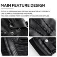 thumbnail image 6 of Whiteleopard Men's Winter Leather Gloves, Keep Warm and Use Your Touchscreen Devices, Ideal for Outdoor Activities and Driving Brown, 6 of 6