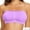 001 Purple, variant on Ladies Traceless Comfortable No Underwire Bra Ruched Stretch Seamless Bandeau Solid Color All-Match Underwear