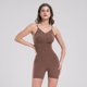 thumbnail image 3 of Monos deportivos para mujer, conjunto de Yoga sin mangas, pantalones cortos de una pieza, ropa de gimnasio, Bodi Fitness de baile, chándal de entrenamiento con realce, 3 of 5