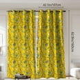thumbnail image 4 of Flower Bird Lemon Tree Blackout Curtains Yellow Window Curtains Black Out Curtains Drapes Natural Theme Curtain, 4 of 7