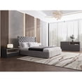 thumbnail image 2 of Casabianca Home Santino nightstand in dark gray matte., 2 of 6