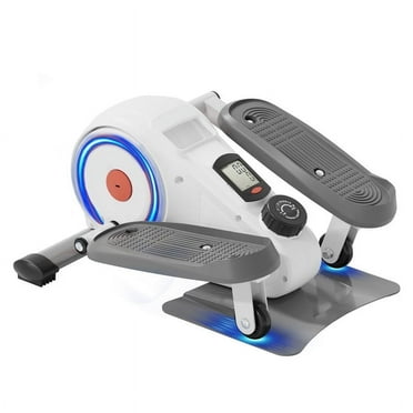Bifanuo Under Desk Elliptical Machine, Ellipse Leg Exerciser for Seniors Fully Assembled, Quiet & Portable Mechanical Elliptical Machine Seated Pedal Exerciser with 8 Adjustable Speeds