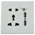 thumbnail image 2 of 4X 2.1A Dual USB Wall Charger Socket Adapter Universial Power Outlet Panel wite Switch, 2 of 7