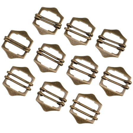 10 Pcs Buckles for Back of Vest Belt Metal Sun Clothing Fasteners Women's