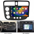 thumbnail image 3 of Guwzn Car Stereo Radio for Honda Civic 2000-2005 9" Touchscreen 2+32G Vehicle GPS Navigation Wireless CarPlay Android Auto, 3 of 14