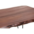 thumbnail image 4 of AmeriHome Acacia Live Edge Coffee Table with Hair Pin Legs, 4 of 5