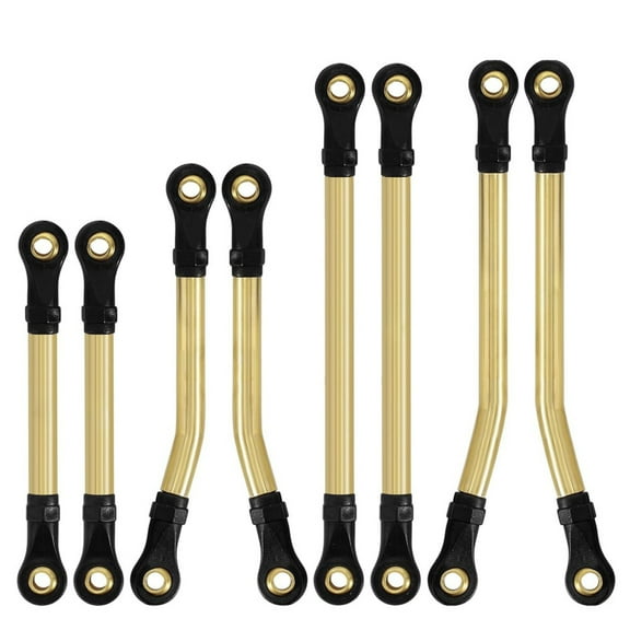 8PCS Brass High Clearance Links Set for Traxxas TRX4M 1/18 RC Car Upgrades Chassis Links