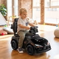 thumbnail image 4 of Costway Toyota Licensed Ride on Push Car with Parent-Control Handle Music Safety Guardrail Black, 4 of 10
