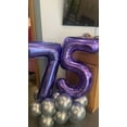 thumbnail image 4 of 40 Inch Number Balloon Purple 7 Balloon Purple Party Decorations, 7 Number, Purple Seven Birthday, Number 7 Birthday Party Wedding Anniversary Decorations Supplies, 4 of 15