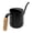 Black, variant on lanema Balcony Container Watering Can with Metal Body, Long Pouring Neck, and Side Handle for Potted Indoor Greenery Indoor Gardening and Daily Use
