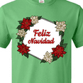 thumbnail image 4 of Inktastic Feliz Navidad Poinsettia T-Shirt, 4 of 5