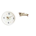 thumbnail image 1 of Reloj de pared decorativo redondo, silencioso, sin , de madera, modelo de sofá en miniatura, muebles para casa de muñecas, adecuado para el, 1 of 8