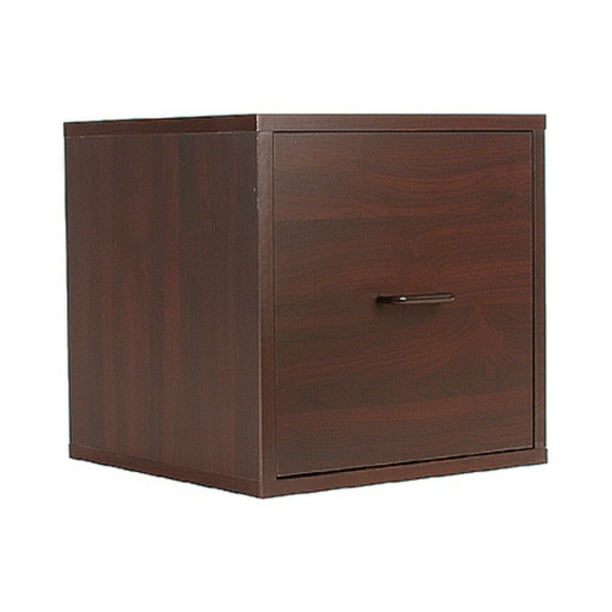 Storage Drawer Cube, Dark Cherry