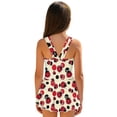 thumbnail image 2 of Uourmeti Playful Ladybug & Polka Dot Skirted One-Piece Swimsuit for Girls - Quick Dry, Stretchy Swim Dress for Beach, Pool & Summer Vacation, 2 of 8