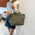 thumbnail image 1 of Bolso bandolera para mujer Bolso de mano suave de gran capacidad Bolso de viaje (verde militar), 1 of 8