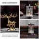 thumbnail image 2 of Backflow Aroma Stove Decorative Censer Household Use Deer Shape Multi Material Incense Burning 1Pc, 2 of 4