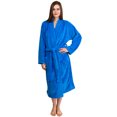 thumbnail image 1 of TowelSelections Women's Soft Plush Robe Fleece Kimono Spa Bathrobe Large/X-Large French Blue, 1 of 6