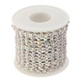 thumbnail image 2 of Abbracc Crystal AB Strass Cup Close Chain Trim Hand Sewed 10 Meters SS16 Silver, 2 of 8