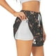 thumbnail image 1 of Balery French Bulldogs Pantalones cortos deportivos para mujer con forro y dos bolsillos, elásticos, para entrenamiento, gimnasio, yoga-Medium, 1 of 7
