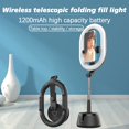 thumbnail image 2 of 360°Rotation Auto Face Tracking Phone Mount 19‑3.6in Adjustment Light for Selfie, 2 of 4